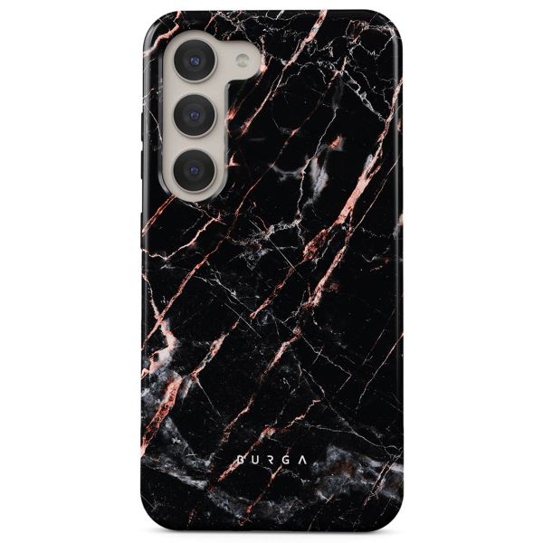 Burga Coque arrière Tough Samsung Galaxy S23 - Rose Gold Marble