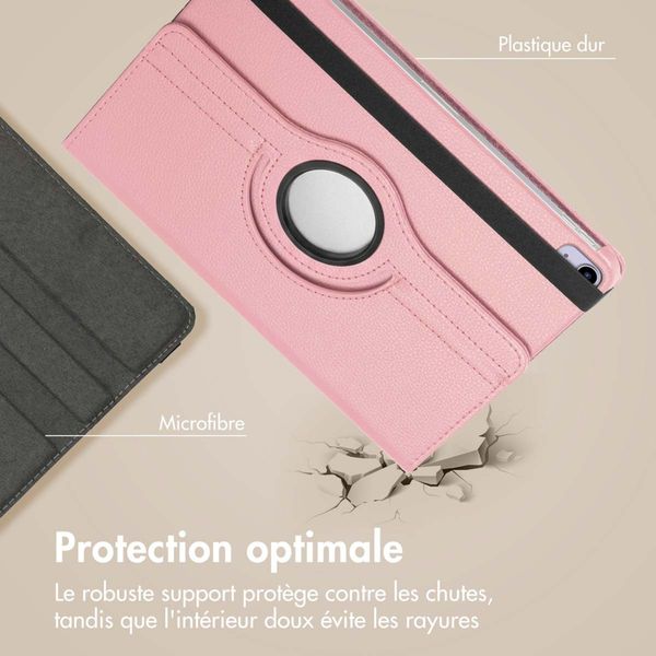 imoshion Coque tablette rotatif à 360° Apple iPad Mini 7 (2024) / iPad Mini 6 (2021) - Rose