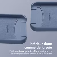 imoshion Coque arrière Color avec cordon amovible et MagSafe Apple iPhone 14 Pro - Ash Blue