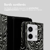 imoshion Étui de télephone portefeuille Design Xiaomi Redmi Note 13 (5G) - Black And White