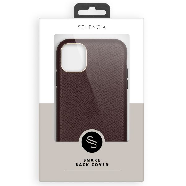 Selencia Coque Gaia Serpent Samsung Galaxy A52(s) (5G/4G) - Bordeaux