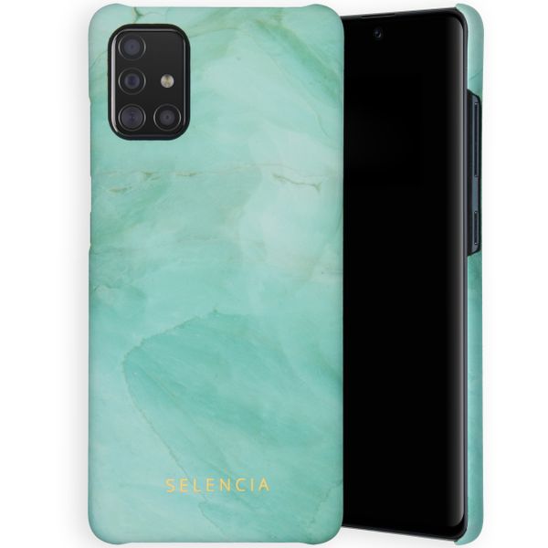 Selencia Coque Maya Fashion Samsung Galaxy A71 - Marble Green