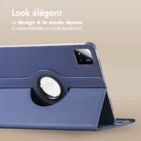 imoshion Coque tablette rotatif à 360° Xiaomi Pad 7 / 7 Pro - Bleu foncé