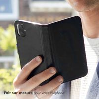 Selencia Étui de téléphone portefeuille en cuir véritable Samsung Galaxy A52(s) (5G/4G)