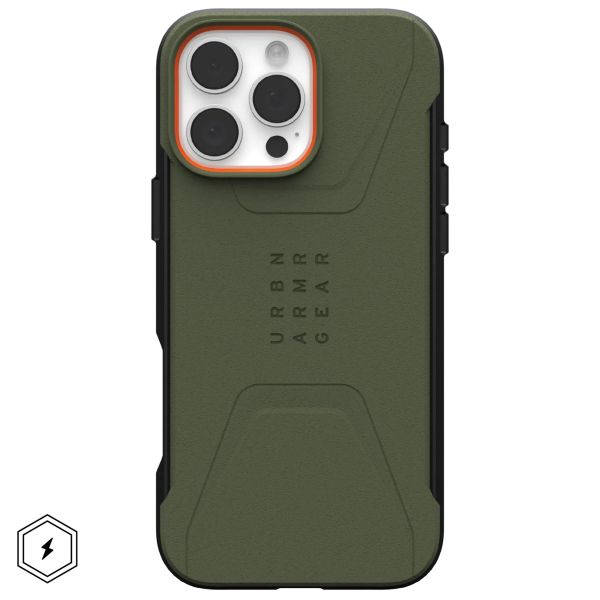 UAG Coque Civilian MagSafe Apple iPhone 16 Pro Max - Olive Drab