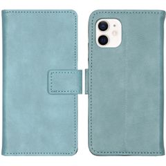 imoshion Étui de télephone portefeuille de luxe Apple iPhone 12 Mini - Bleu clair