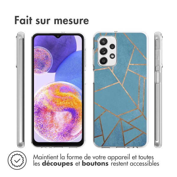 imoshion Coque Design Samsung Galaxy A23 (5G) - Blue Graphic