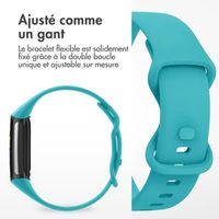 imoshion Bracelet silicone Fitbit Charge 5 / Charge 6 - Taille S - Turquoiose