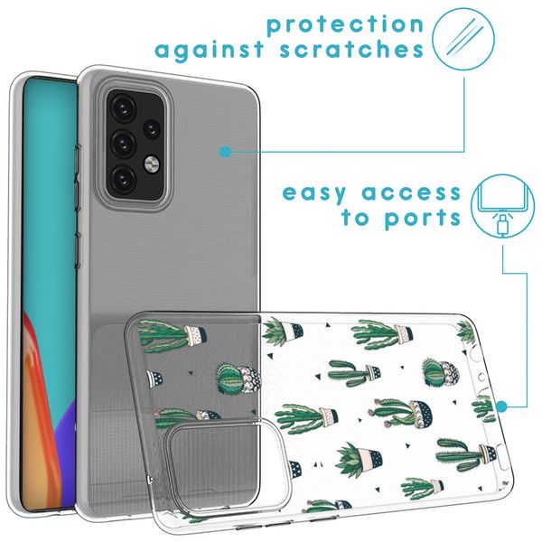 imoshion Coque Design Samsung Galaxy A52(s) (5G/4G) - Allover Cactus