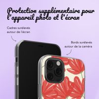 Coque personnalisée avec des fleurs iPhone 12 (Pro) - Transparent