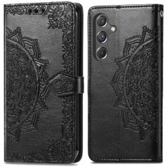 imoshion Etui de téléphone portefeuille Mandala Samsung Galaxy A15 (5G/4G) - Noir