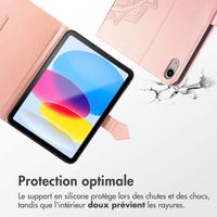 imoshion Coque tablette Apple iPad 11 (2025) 11 pouces A16 / iPad 10 (2022) 10.9 pouces - Rose Gold