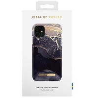 iDeal of Sweden Coque Fashion Apple iPhone 11 - Golden Twilight Marble