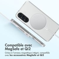 Accezz Coque arrière Xtreme Impact avec MagSafe Samsung Galaxy A57 (5G) - Transparent