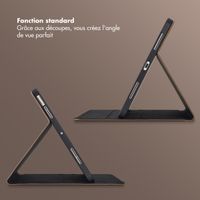 Selencia Coque tablette Riva Apple iPad Air 11 pouces (2025) M3 / (2024) M2 / Air 5 (2022) / Air 4 (2020) - Mocha Brown
