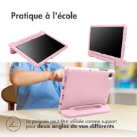 imoshion Coque kidsproof avec poignée Samsung Galaxy Tab A9 8.7 pouces - Rose clair