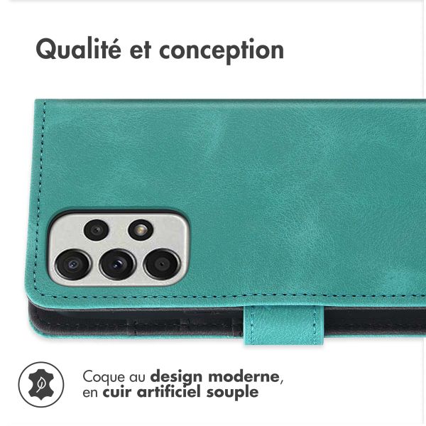 imoshion Etui de télephone portefeuille avec cordon Samsung Galaxy A53 - Turquoise