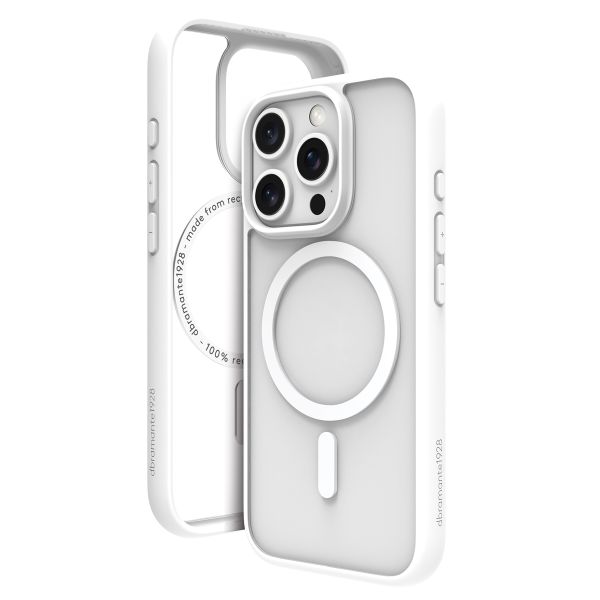 dbramante1928 Coque Grenen MagSafe iPhone 16 Pro - Transparent / Blanc