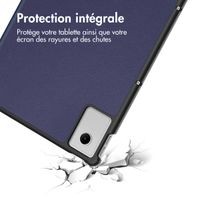 imoshion Coque tablette Trifold Lenovo Idea Tab Plus - Bleu foncé