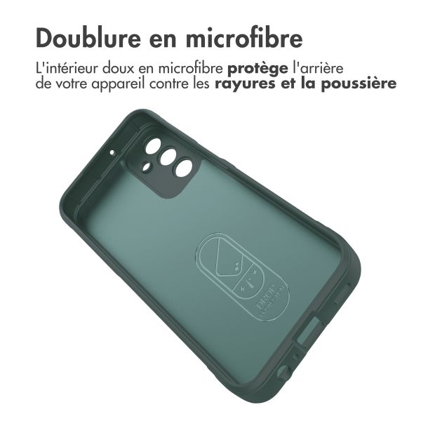 imoshion Coque arrière EasyGrip Samsung Galaxy A15 (5G/4G) - Vert foncé