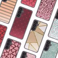 imoshion Coque Design Samsung Galaxy S25 FE - Crush Check Coral Dust