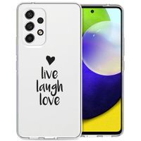 imoshion  Coque Design Samsung Galaxy A53 - Live Laugh Love 