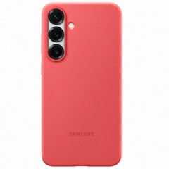 Samsung Original Coque en silicone Samsung Galaxy S25 Plus - Rouge