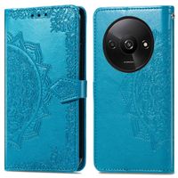 imoshion Etui de téléphone portefeuille Mandala Xiaomi Redmi A3 - Turquoise