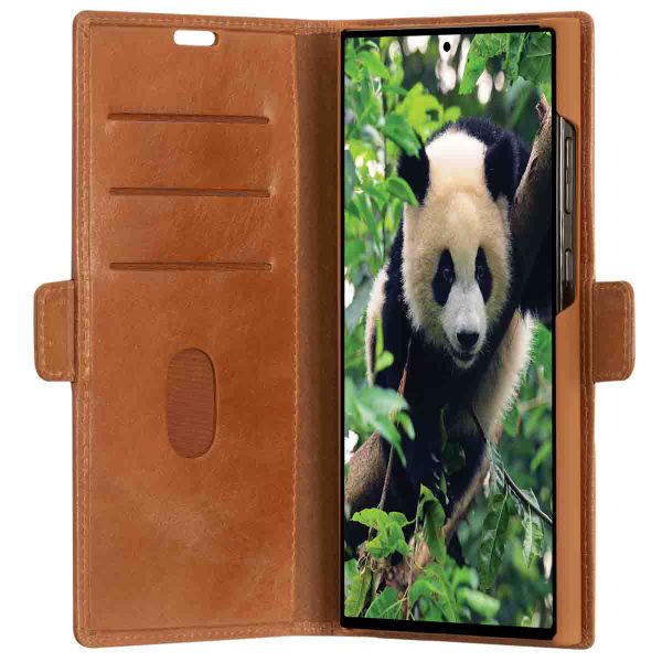 dbramante1928 Étui de télephone portefeuille Samsung Galaxy S23 Ultra - Marron