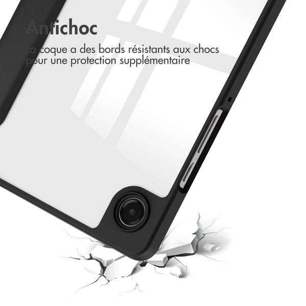 imoshion Coque tablette rigide Trifold Samsung Galaxy Tab A11 / A9 8.7 pouces - Noir