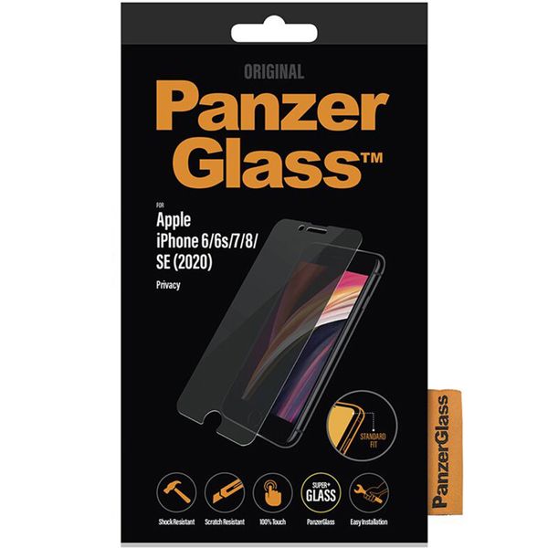 PanzerGlass Protection d'écran Privacy en verre trempé iPhone SE (2022 / 2020)