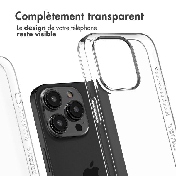 Accezz Coque Clear 100% recyclée iPhone 15 Pro - Transparent