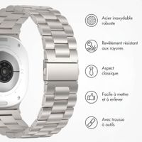 imoshion Bracelet en acier Samsung Galaxy Watch 8 (40/44mm) / Classic (46mm) - Lumière stellaire