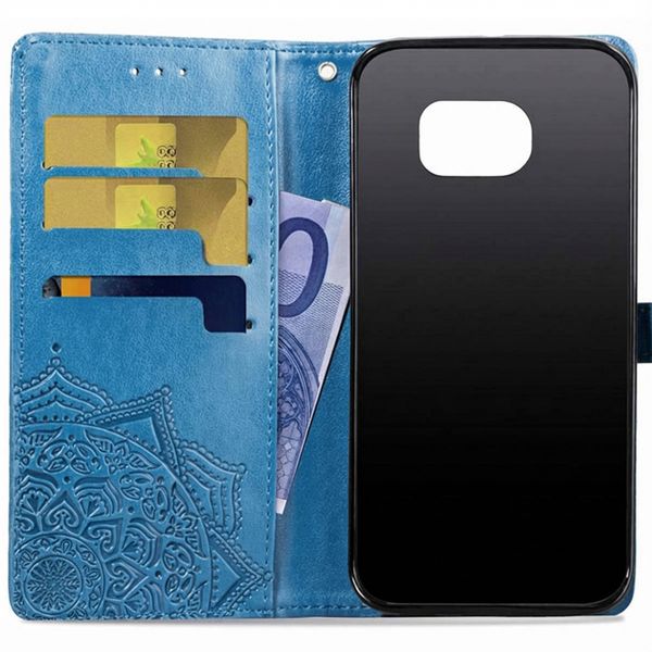 imoshion Etui de télephone Mandala Samsung Galaxy S7 - Turquoise