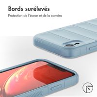 imoshion Coque arrière EasyGrip iPhone Xr - Bleu clair