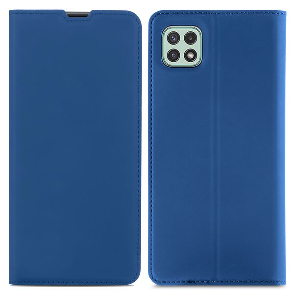 imoshion Étui de téléphone Slim Folio Samsung Galaxy A22 (5G) - Bleu