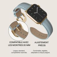 Burga Bracelet en cuir véritable Apple Watch | 38/40/41/42 mm - Dream / Gold