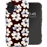 Selencia Coque arrière Vivid avec MagSafe Apple iPhone 17 - Choco Flower Pop