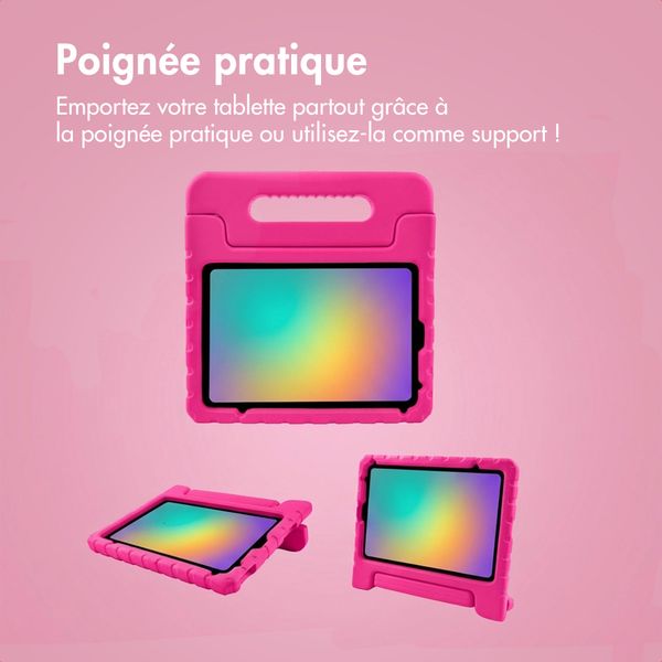 imoshion Coque kidsproof avec poignée Apple iPad Mini 7 (2024) / iPad Mini 6 (2021) - Rose