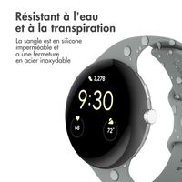 imoshion Bracelet en silicone Google Pixel Watch 3 - 45 mm - Taille L - Gris