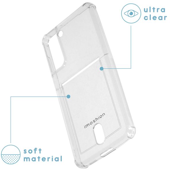 imoshion Coque silicone avec support de passe Galaxy S21 Plus