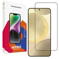 Accezz Protection d'écran en verre trempé Full Cover Samsung Galaxy S24 Plus / S25 Plus