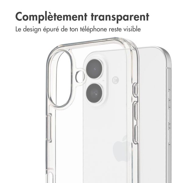 imoshion Coque Stand iPhone 16 Plus - Transparent