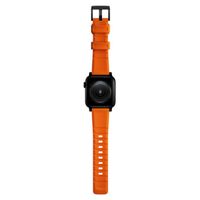 Nomad Bracelet robuste FKM Apple Watch Series 1 á 10 / SE / Ultra (2) (44/45/46/49 mm) - Noir/Orange