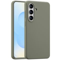 Accezz Coque Liquid Silicone avec MagSafe Samsung Galaxy S26 Plus - Cooper Green