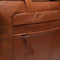 The Chesterfield Brand Sac ordinateur 17 pouces Ryan - Cuir véritable - Cognac