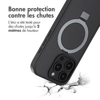 Accezz Coque Ring Stand avec MagSafe Apple iPhone 16 Pro - Noir