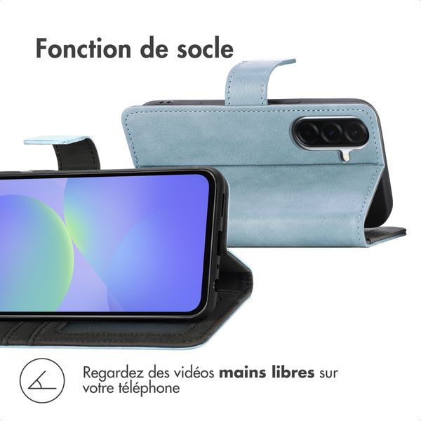 imoshion Étui de télephone portefeuille Samsung Galaxy A57 (5G) - Bleu clair