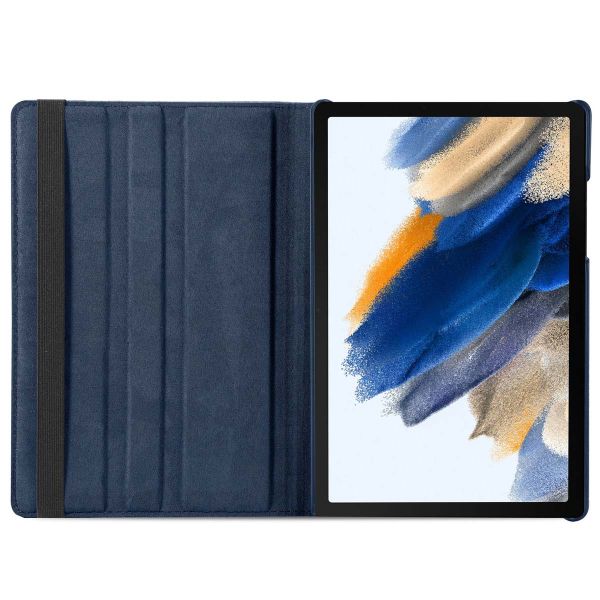 imoshion Coque tablette rotatif à 360° Galaxy Tab A8 - Bleu foncé