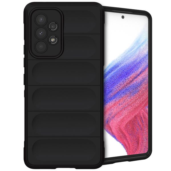 imoshion Coque arrière EasyGrip Samsung Galaxy A53 - Noir